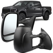 Pair Towing Mirrors Black for Ford Super Duty Excursion 1999-2007