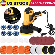 Car Buffer Polisher 800W W/5" Pad Bonnet Sander Polishing Machine Kit US Plug