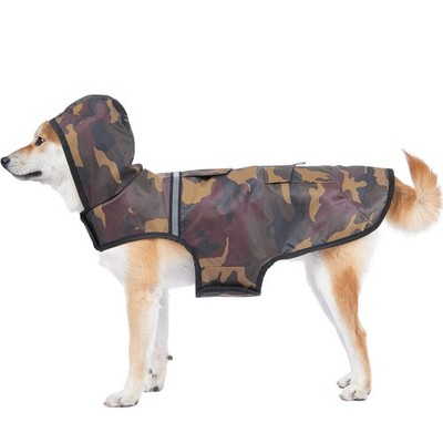 Waterproof Dog Reflective Jacket mit Kapuze Halsloch Super leichte und atmung...
