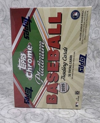 2025 TOPPS CHROME PLATINUM BASEBALL VALUE BLASTER BOX MLB - New / Sealed