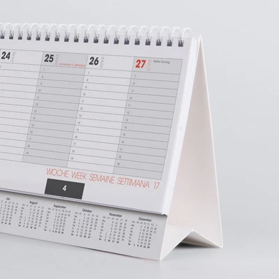 Aufstellkalender Tischkalender 2026 BRUNNEN Mod. 772 Kalender Woche Ringbindung