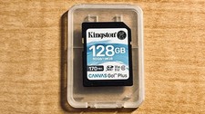 Kingston 128GB Canvas Go Plus SDXC U3 V30 170MB/s Video Memory Card