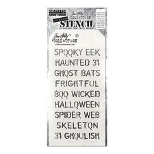 Tim Holtz Layering Stencil Halloween