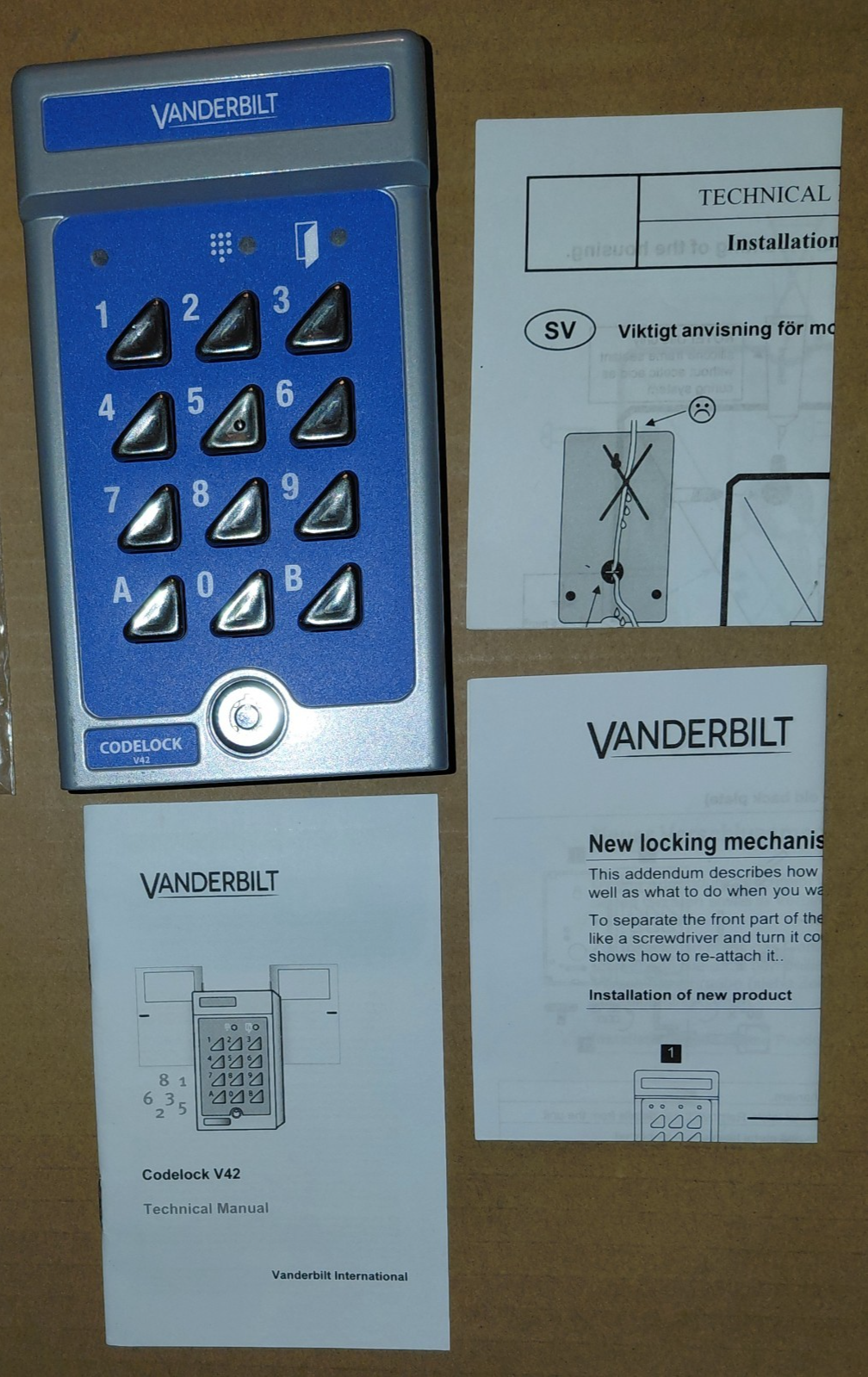 FROM £100! Vanderbilt V42 Bewator / Siemens K42 Electronic Access Control Keypad