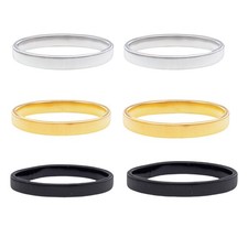 6 Pack Stretchy Metal Sleeve Garters Anti Slip Elastic Arm Straps Sleeve Holders