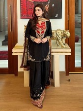 Salwar Kameez Pakistani Indian Wedding Party Wear Dress Bollywood Palazzo Suit