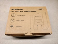 SUNVIE 120W Landscape Lighting Transformer Outdoor Low Voltage Landscape