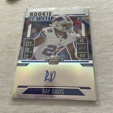 2024 Panini Contenders Optic Prizm #137 Ray Davis Auto RC