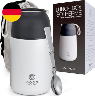 GOOD for YOU - Vakuumisolierter Thermobehälter Für Speisen, Aus Edelstahl, Leben