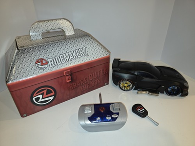 #ad #ad Ridemakerz Black Corvette With Box Key Remote NEEDS BATTERY AS IS READ $8.75