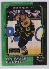 2017-18 O-Pee-Chee Platinum Retro Marquee Rookies Green 13/49 Anders Bjork f0l