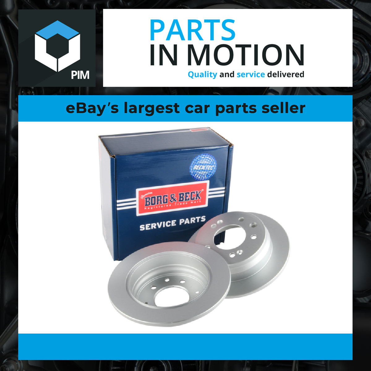 2x Brake Discs Solid Rear 262mm BBD4699 Borg & Beck 584111H300 584111H100 - Image 2