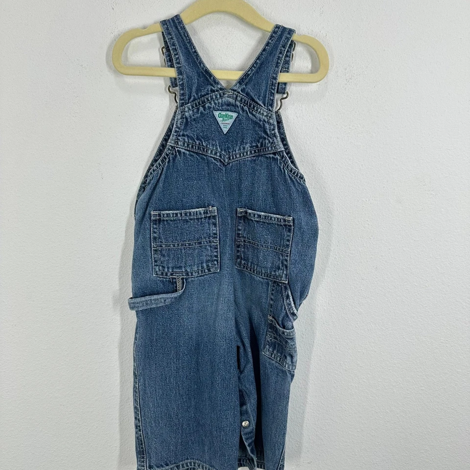 OshKosh B'gosh Vestbak Mono Denim Niños 18 Meses Clásico Bebé Azul Foto 3 de 4