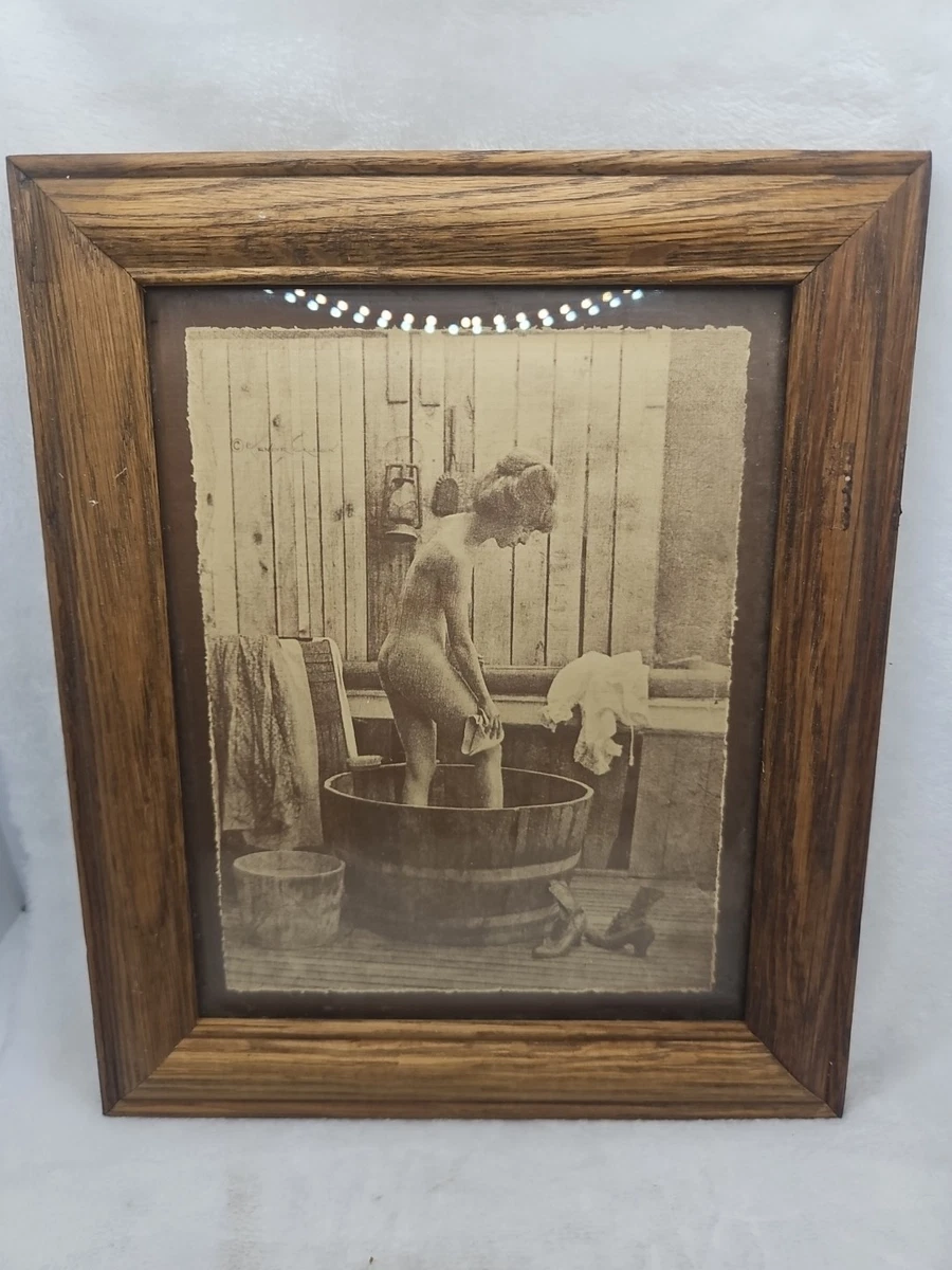 プリント ヌード 裸婦 Hendrickson R Vtg 木製額装 eBay | sale for products hendrickson r アート 絵画