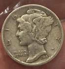 1943-S Mercury Dime Silver 10C Fine San Francisco Uncertified US Coin