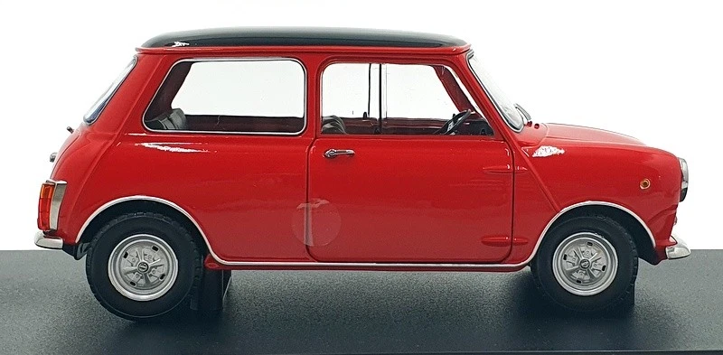 Mitica 1/18 Scale 205004-D - 1968 Innocenti Mini Cooper MK2 - Red/Black - Image 3 of 4