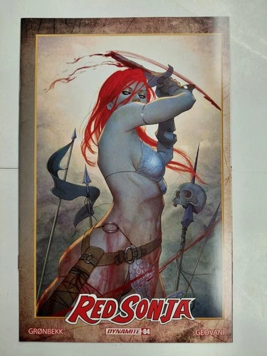 Red Sonja #4 - 1:10 Modern Icon Variant - Jenny Frison - Dynamite - 2023 - NM