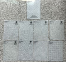 Anna Griffin 9 Embossing Folders 5"x 7"