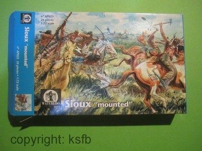 1:72 Waterloo1815 #023 Wilder Westen Sioux Indianer Little Big Horn Sitting Bull