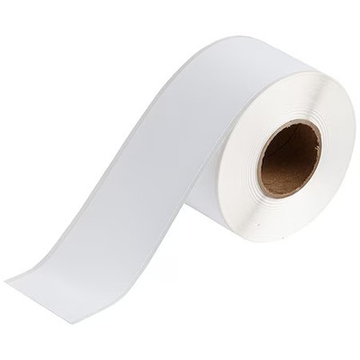 Brady J20c-2250-2475 Continuouslabelstock, White, Matte