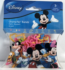 Disney Characters Elastic Bracelets Silly Bandz Mickey Minnie Goofy Daisy NOS