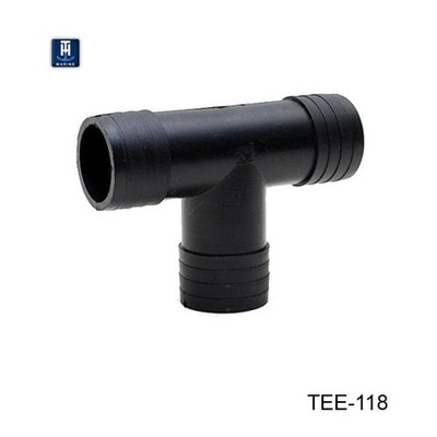 T-H Marine Tee Fitting 1-1/8'' x 3/4'' x 1'' #TEE-250-DP