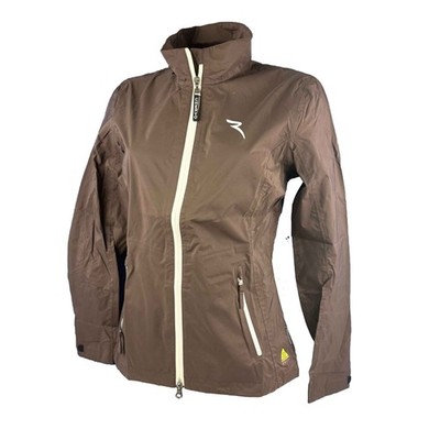 Chervo Golf Women's Rain Jacket Milela AQUABLOCK Brown 479 Size 36 New