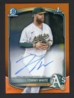 2025 Bowman Chrome Prospect Tommy White 1st Auto ORANGE Refractor #20/25