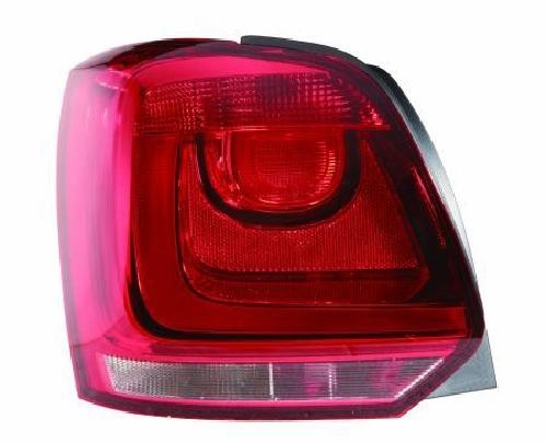ABAKUS Tail Light 441-19A8L-LD-UE Left Red, Without Bulb Holder