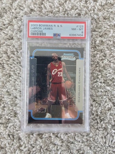 LeBron James 2003 Bowman LeBron James #123 Rookie