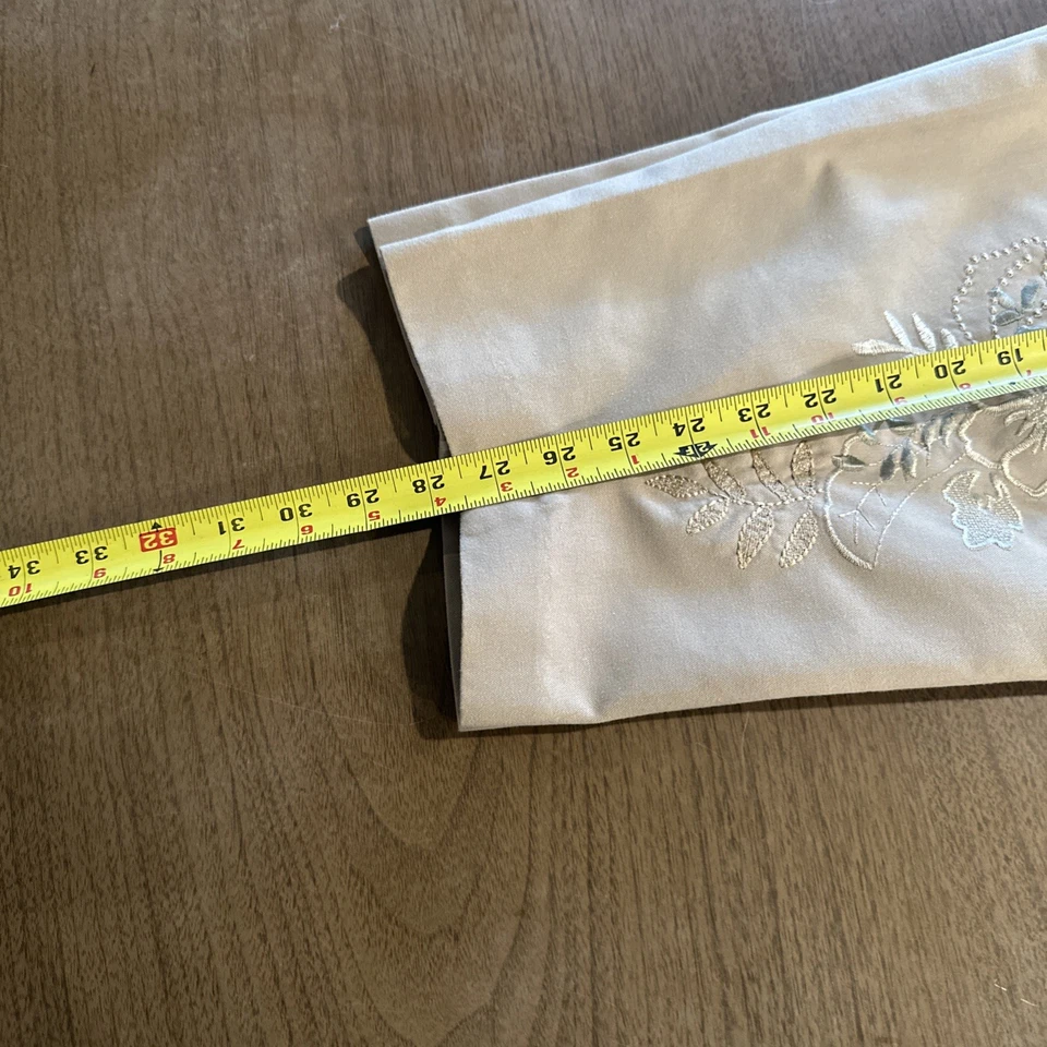 Pantalones Bonworth para mujer pequeños tostados cintura elástica bordado Foto 3 de 4