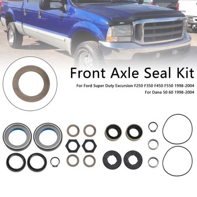  Front Axle Seal and Thrust Washer Kit Fit Ford Excursion F250 F350 1998-2004