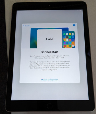 Apple iPad 5. Gen. 32GB, WLAN, 24,64 cm, (9,7 Zoll) - Spacegrau