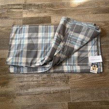 King Duvet Cover - Sunham Camden Plaid - 100 washed Cotton -New