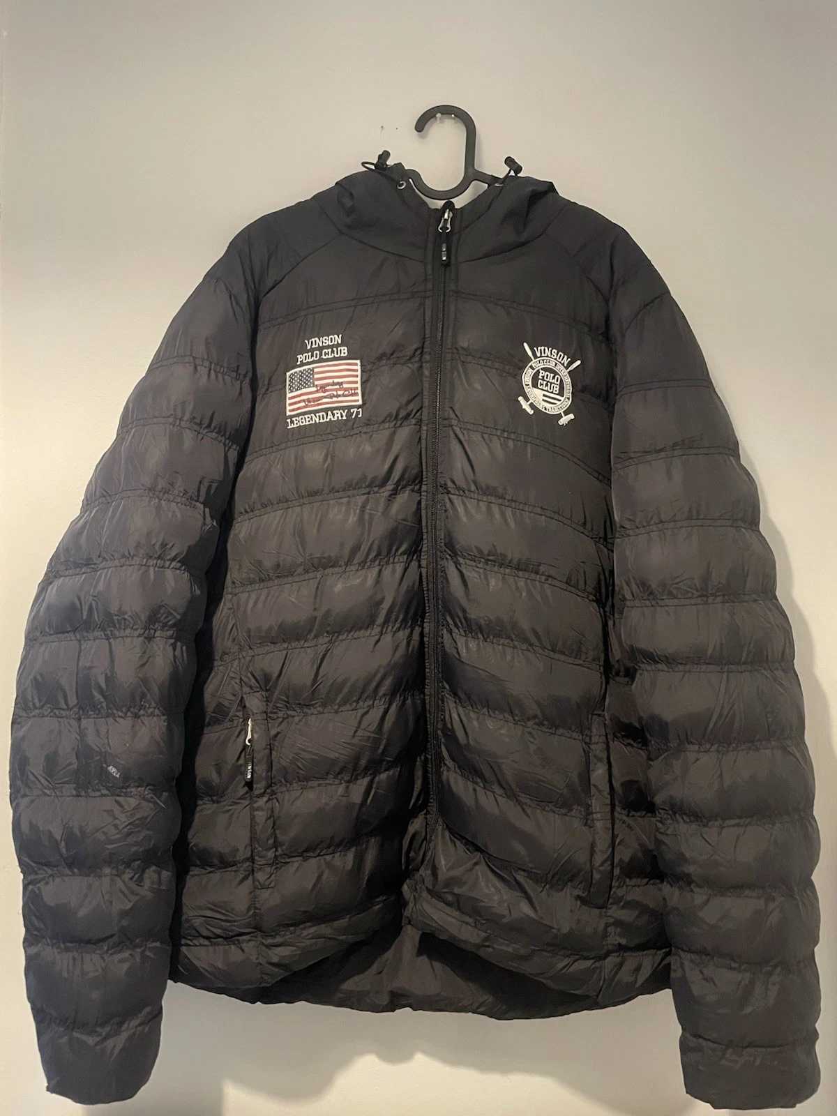 Vinson Polo Club Men's Puffer Jacket Size XL