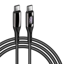 USB C to Type-C Cable 100W PD Charging Cord Charger for iPhone 17 16 15 Pro Max