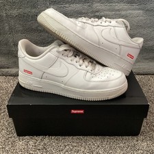 Nike Air Force 1 x Supreme Low Box Logo - White for Sale