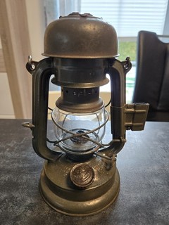 Feuerhand 176E Wehrmacht Pilzkopf WK2 Jena‘er Glas Petroleum Laterne