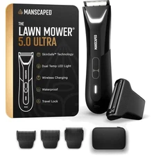 Men's Grooming Trimmer Waterproof Dual-Head SkinSafe Shaver for Body Use