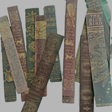 Vintage Literary Stickers x 5 Unique Designs Journals Scrapbooking Paper
