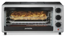 Proctor Silex Simply-Crisp Air Fryer Toaster Oven Combo with 4 Functions