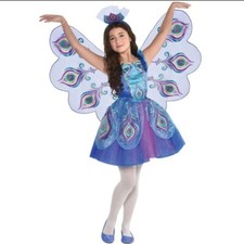 Kinderkostüm Schöner Pfau, Gr. 110, Für 4-6 Jahre geeignet 