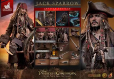 New Hot Toys DX39AE Pirates Caribbean 5 Jack Sparrow Rooted Hair In Stock