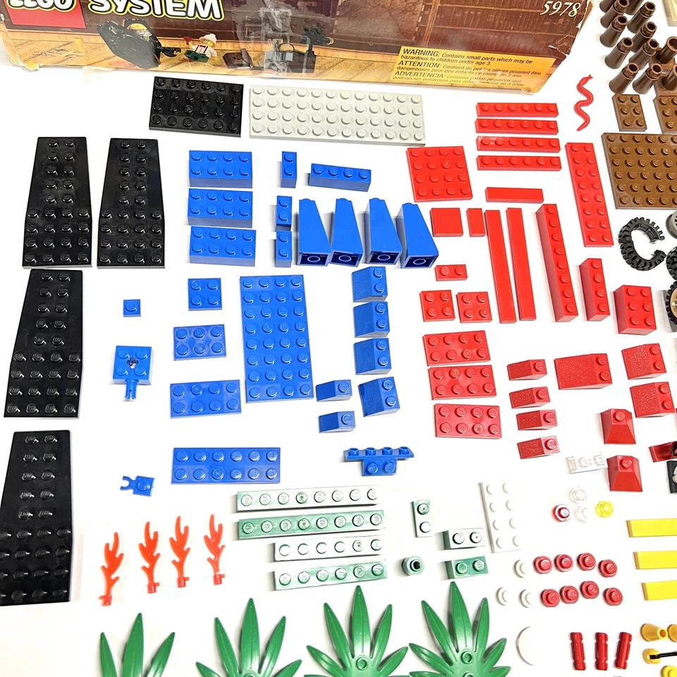 Lego System 5978 Sphynx Secret Surprise 5938 Oasis 5928 Bi-wing 1370 Raptor LEER Foto 4 de 4