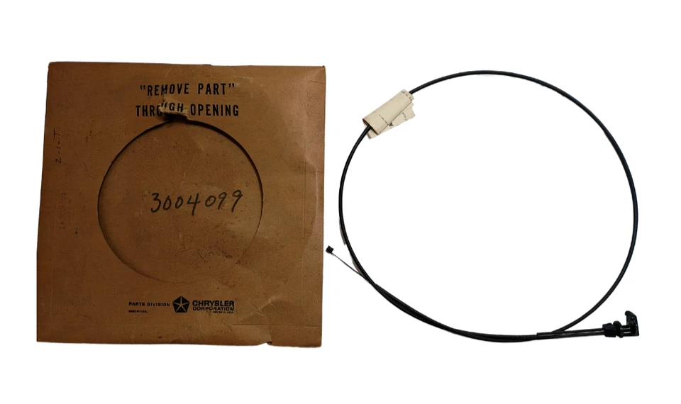 Cable de ventilación de aire Plymouth Fury I Fury II Fury III 1968 3004099 nuevo de stock Foto 2 de 4