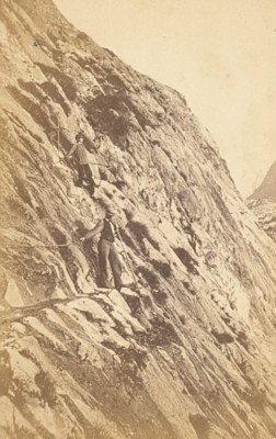 Alpes Mont Blanc schlecht nicht animiert CDV Foto 1869