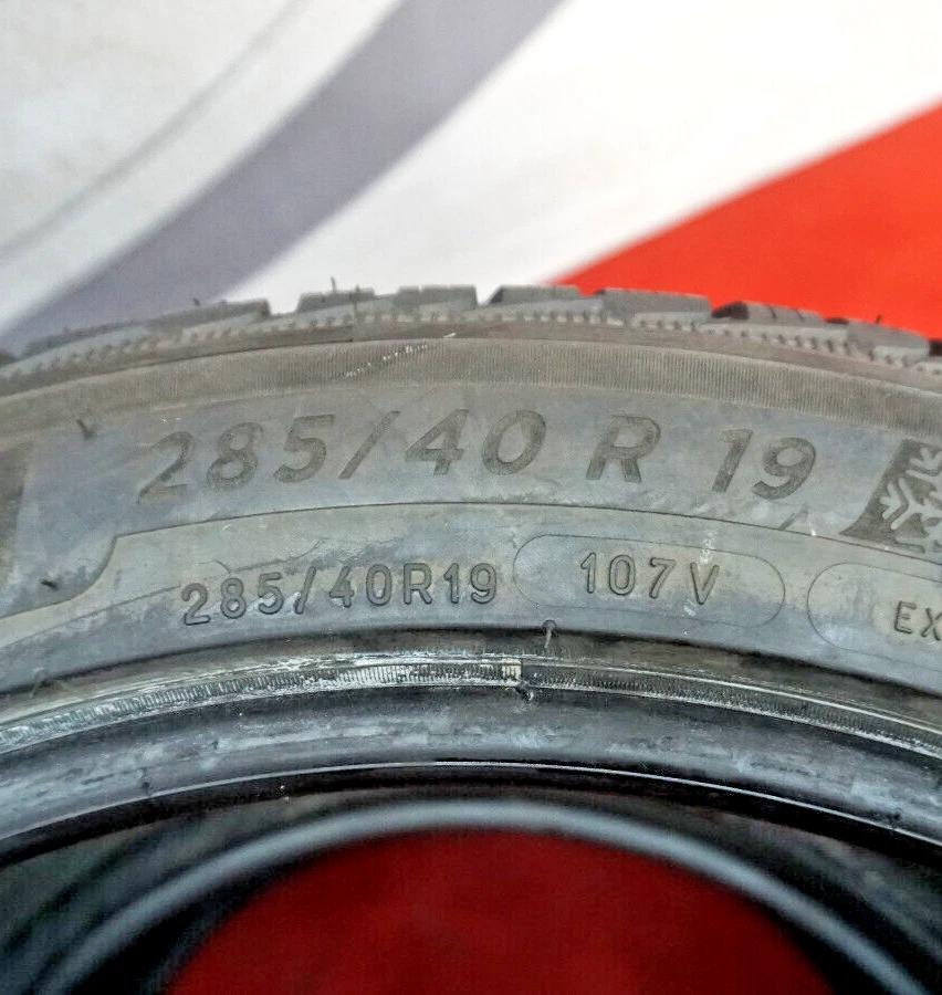 2x Michelin Pilot Alpin 5 285/40 R19 107V M+S (*) Winterreifen - Bild 3 von 4