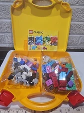 Legos With Organizing Storage Carry Case Yellow, Original Legos Travel Starter