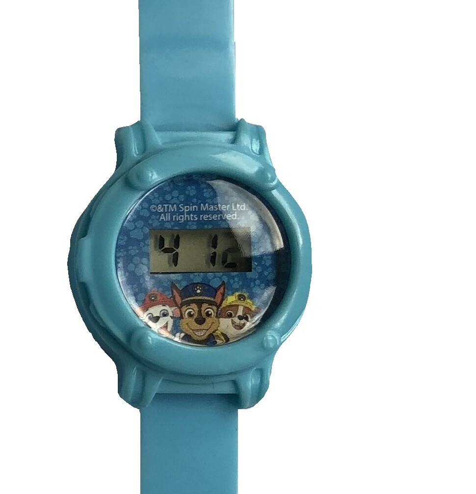 Orologio Da Polso Paw Patrol Per Bambini - Quadrante Analogico, Cinturino In Gomma Blu, Resistente Agli Spruzzi - Foto 11