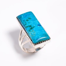 Peruvian Opal Ring 925 Sterling Silver Handmade Statement Ring Gift Jewelry